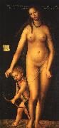 CRANACH, Lucas the Elder Venus and Cupid dfg France oil painting reproduction
